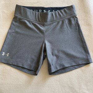 Under Armour Women's Charcoal Gray Athletic Shorts